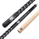 Ergonomic Billiard Cue Stick Set of 1 for House Bar - Black Spider Series