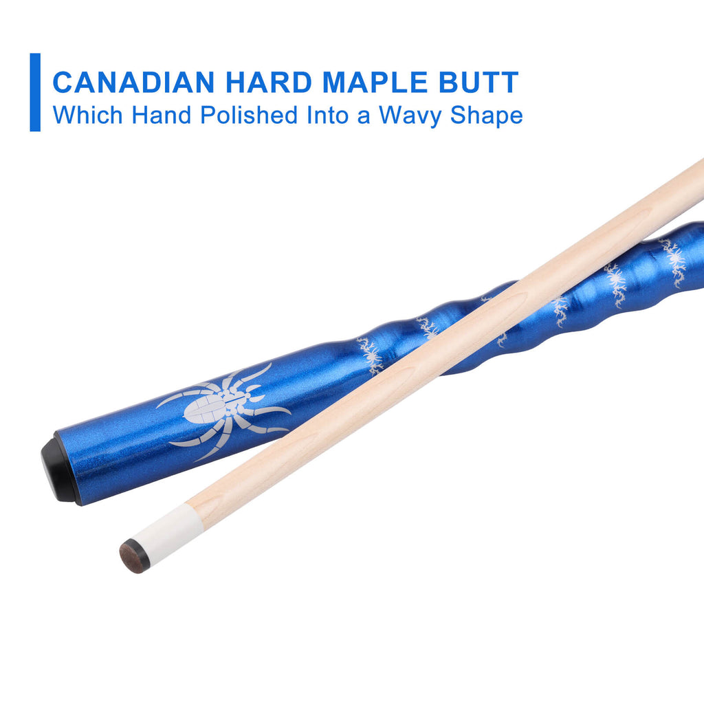 Canadian maple pool cue stick